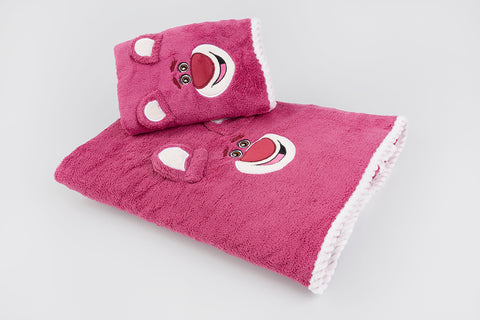 Maroon Bear Towel Napkin Set