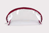 Transparent Wide Access Travel Organiser - Crimson