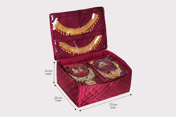 Jewellery Organiser (8P 2XL) - Crimson