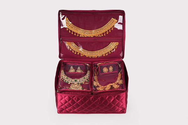 Jewellery Organiser (8P 2XL) - Crimson
