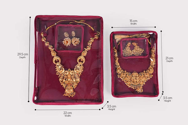Jewellery Organiser (8P 2XL) - Crimson
