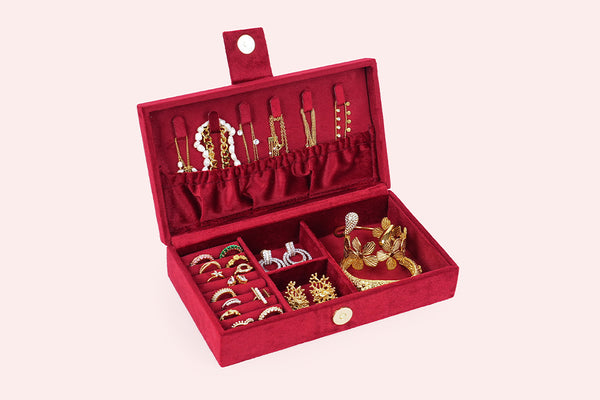 Jewellery Box (Small) - Maroon