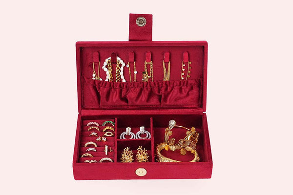 Jewellery Box (Small) - Maroon