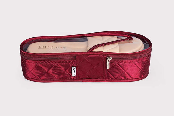 Compact Footwear Organiser - Crimson