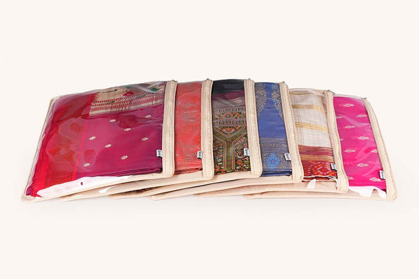 Saree/ Dress Cover (6 Sleeves) – Oatmeal