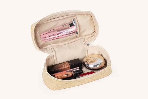 Make up organiser (small) - Oatmeal