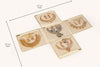 Jewellery Organiser (4 Flap) - Oatmeal