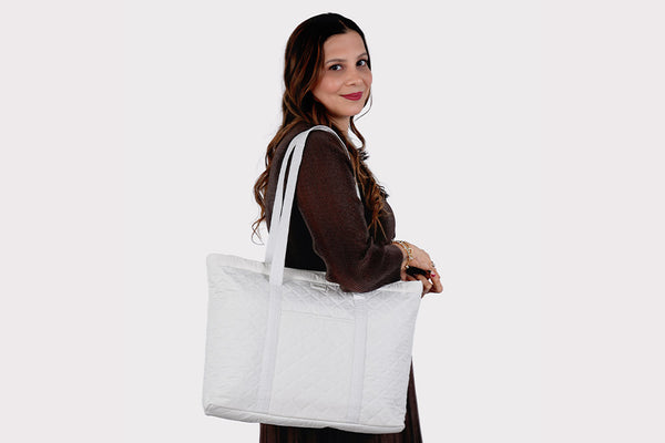 Office Tote Bag - Pearl