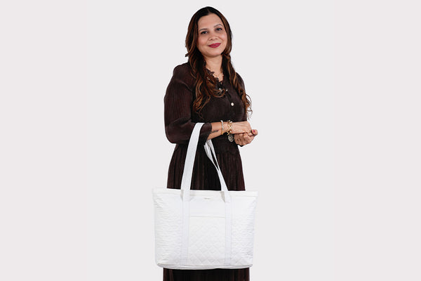 Office Tote Bag - Pearl