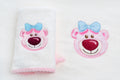 Pink Bear Towel Napkin Set