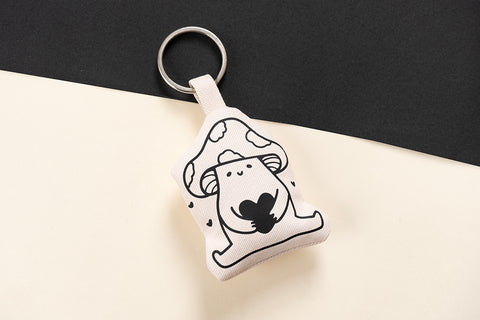 Quirky Keychain - Mushroom