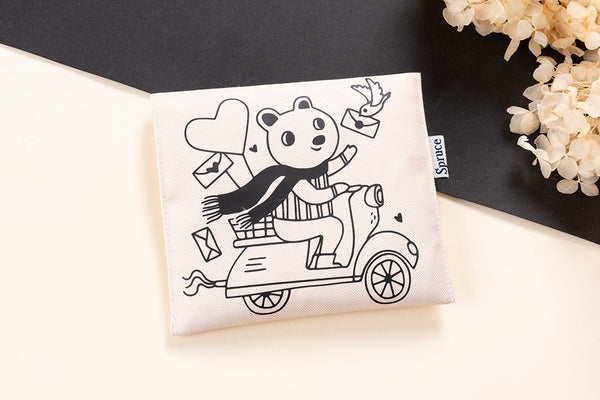 Quirky Sanitary Napkin Pouch -Cute Postman