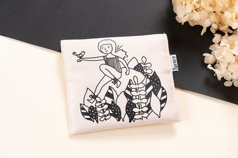 Quirky Sanitary Napkin Pouch -  One With Nature