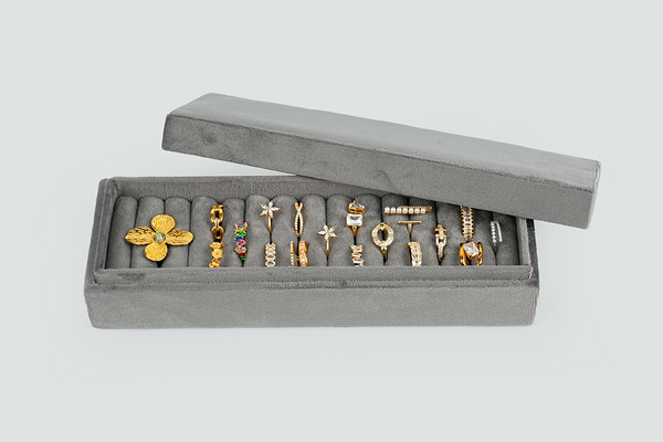 Ring box (small) - Grey