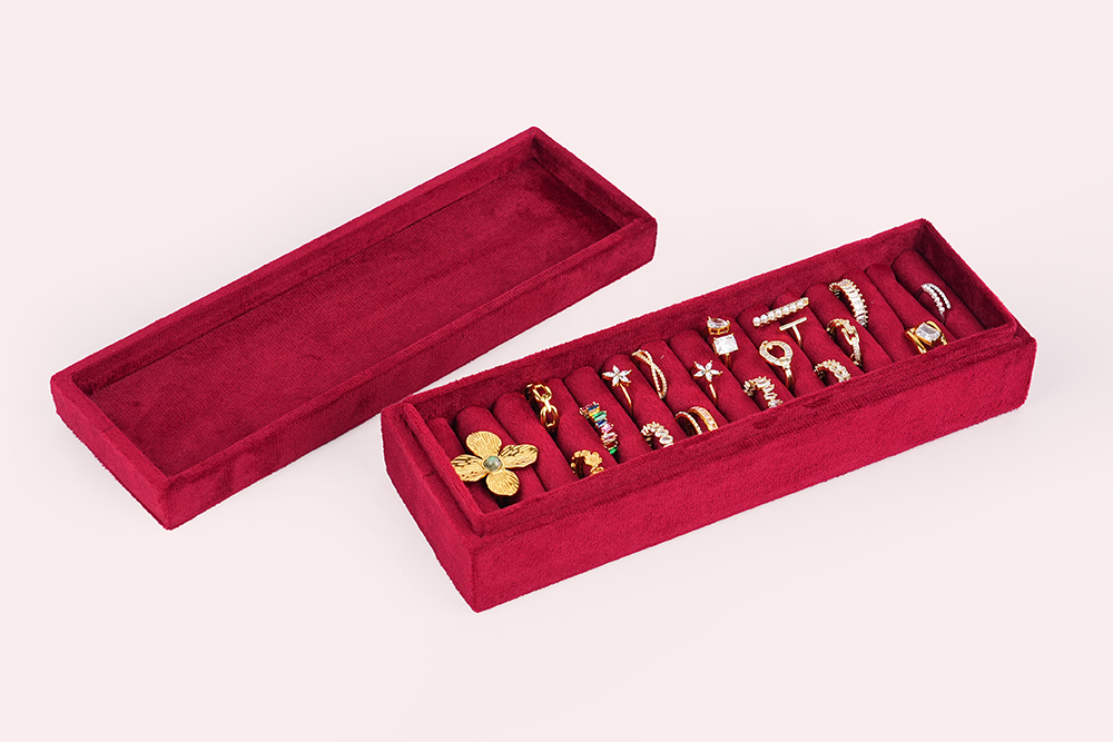 Ring box (small) - Maroon – Spruce