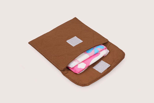 Sanitary Napkin Pouch - Chocolate