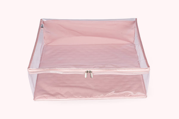 Saree/ Dress Cover (6 Sleeves) – Champagne Pink