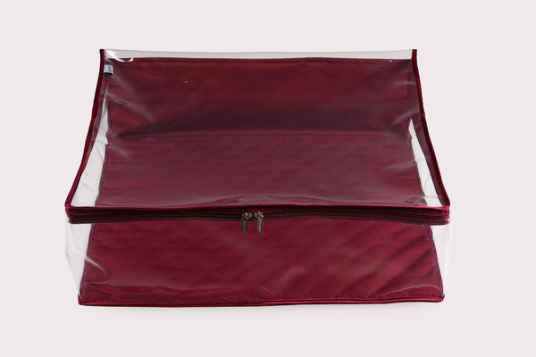 Saree/ Dress Cover (6 Sleeves) – Crimson