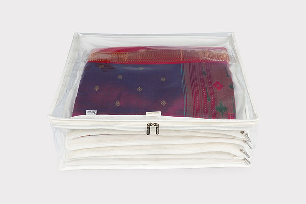Saree/ Dress Cover (6 Sleeves) – Pearl
