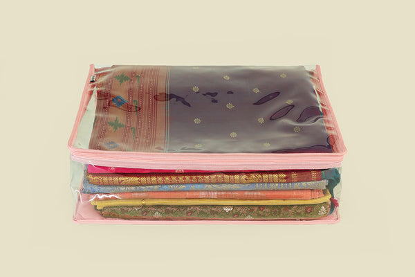 Saree/ Dress Cover – Blush Pink