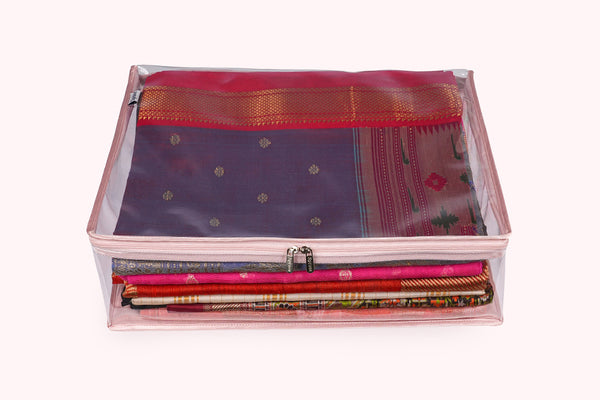 Saree/ Dress Cover – Champagne Pink