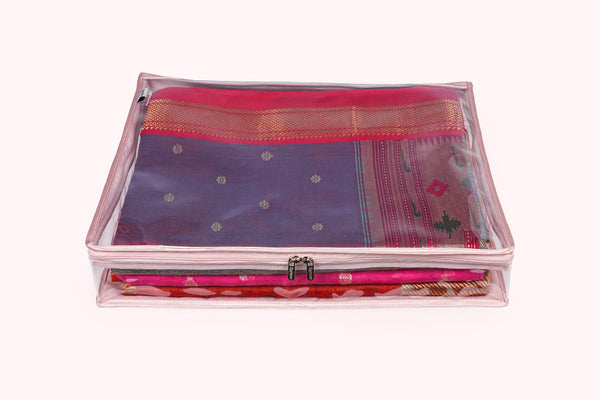 Saree/ Dress Cover (Medium) – Champagne Pink