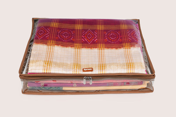 Saree/ Dress Cover ( Medium ) – Chocolate