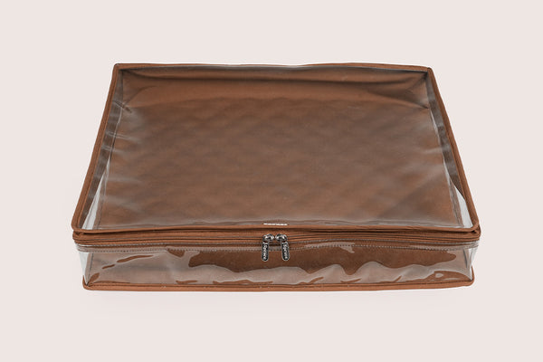 Saree/ Dress Cover ( Medium ) – Chocolate