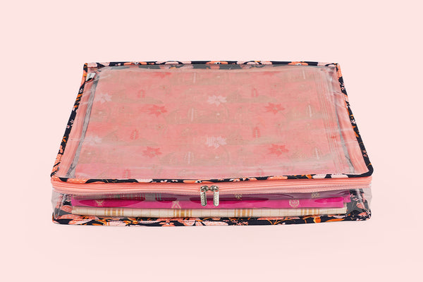Saree/ Dress Cover ( Medium) – Peach petals