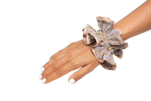 Scrunchies-002 Lavender floral