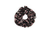 Scrunchies-003 black Floral