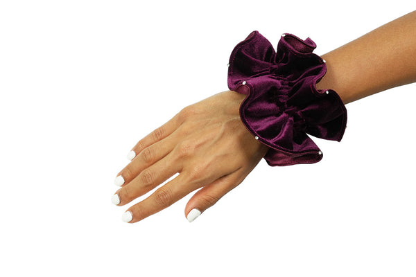 Scrunchies-005 Maroon