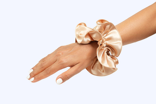 Scrunchies-007 Shining orange