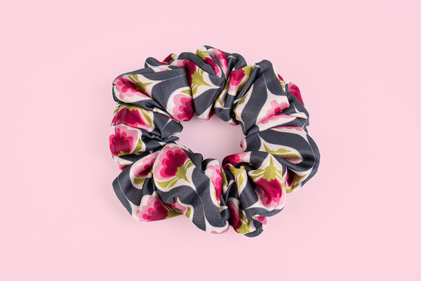 Scrunchies - Purple Bloom