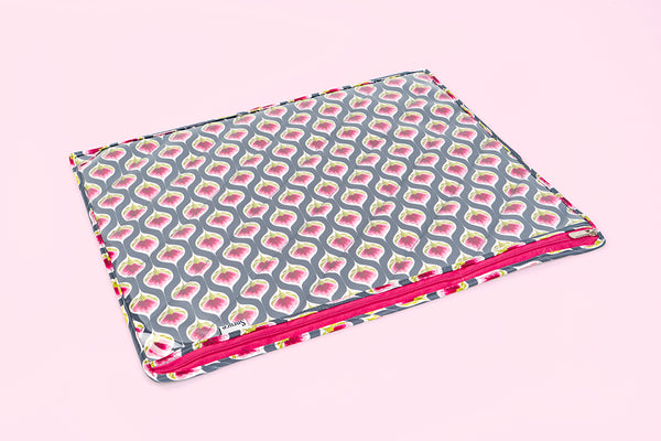 Single Saree/ Dress Cover – Purple Bloom