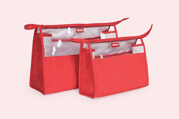 Single Zip (Set of 2) - Scarlet