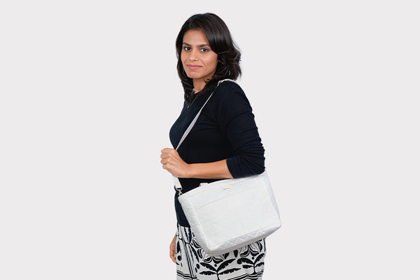 Sling Bag (2 Pocket) - Pearl
