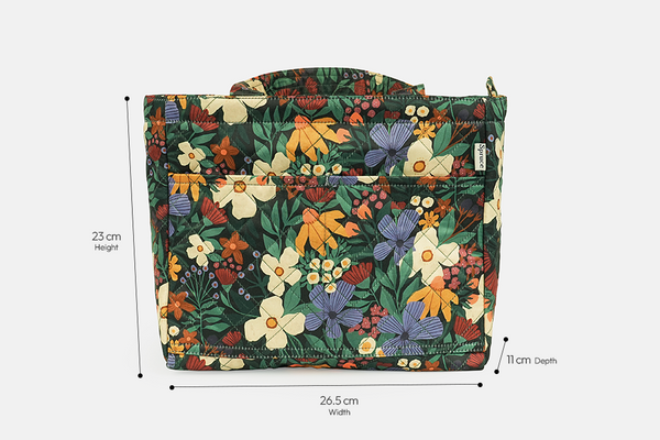 Sling Bag (2 Pocket) - Petal Poetry
