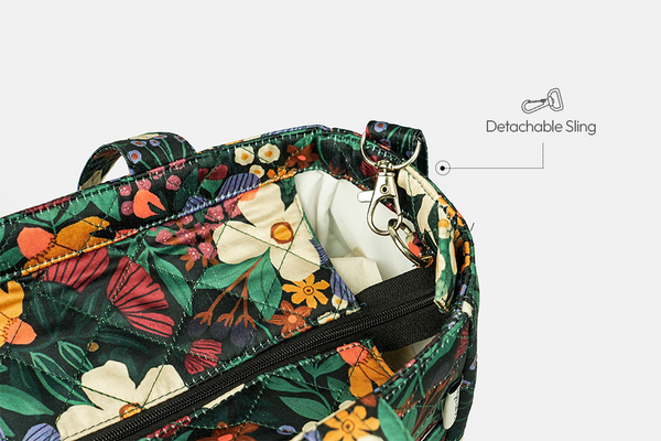 Sling Bag (2 Pocket) - Petal Poetry