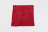 Square Teddy Napkin - Maroon