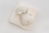 Square Teddy Napkin - White