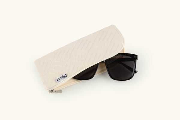 Sunglass Case - Cream