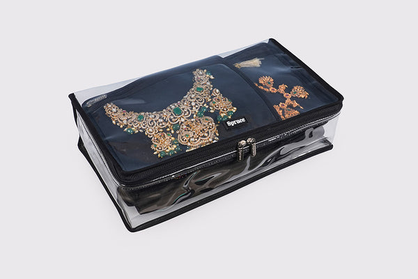 Transparent Jewellery Organiser - Charcoal