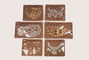 Transparent Jewellery Organiser - Chocolate