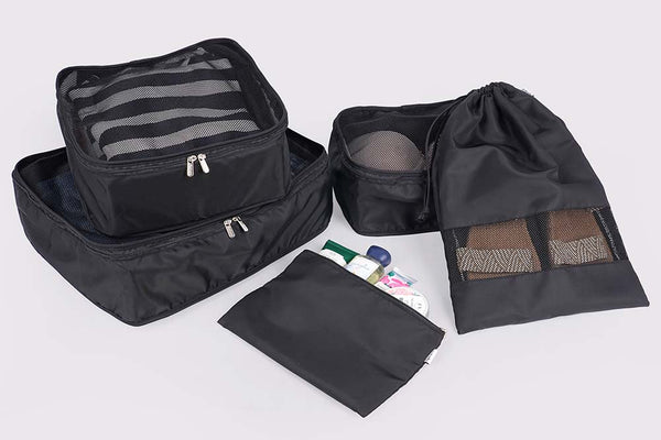 Travel Packing Cubes (Set of 5) - Charcoal