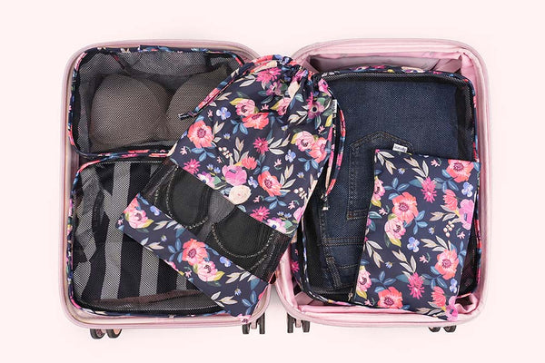 Travel Packing Cubes (Set of 5) - Floral Dream