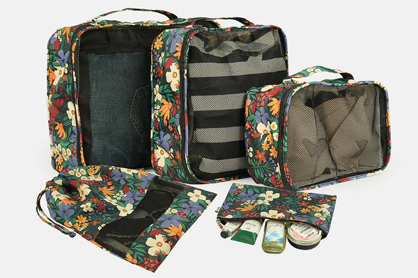 Travel Packing Cubes (Set of 5) - Petal Poetry
