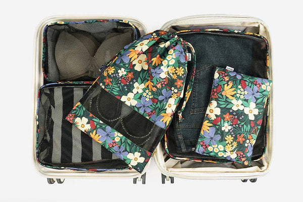 Travel Packing Cubes (Set of 5) - Petal Poetry