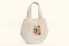 Tying Tote Embroidered - Cream