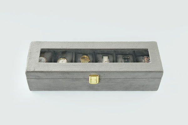 Watch Box – Grey (6 Partition)